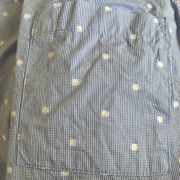 MERONA BLUE POLKA DOT COTTON SLEEVELESS SUN DRESS SIZE SMALL - Picture 7 of 7